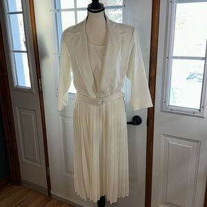 Vintage Sophisticate Belted Dress